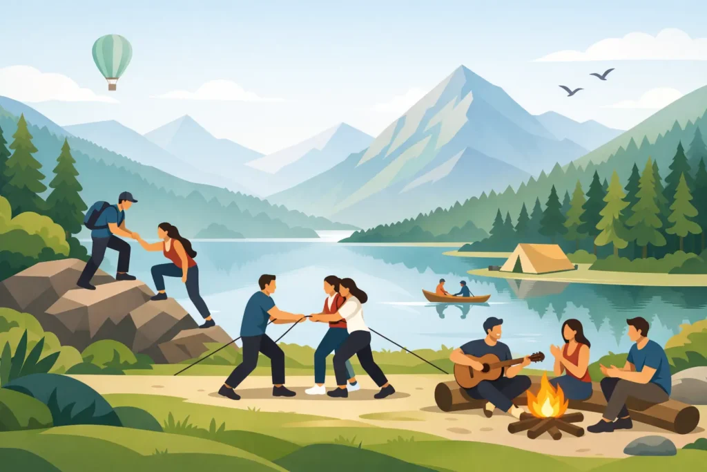 Teambuilding în natură în România: ce contează
